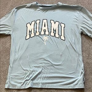 Light Blue Miami T-Shirt